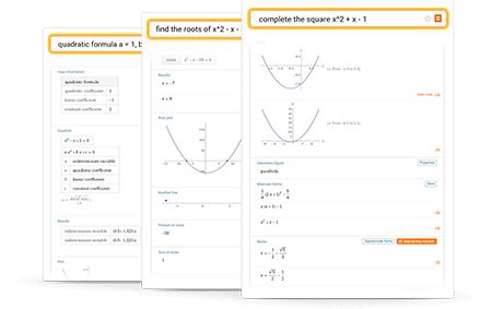 Quadratic Formula Calculator: Wolfram.